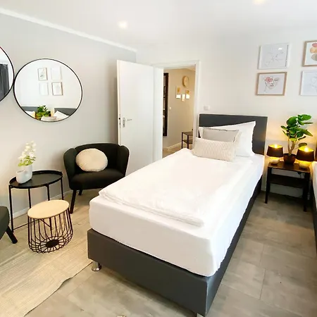 Modernes City Apartment Augsburg Eksteriør billede