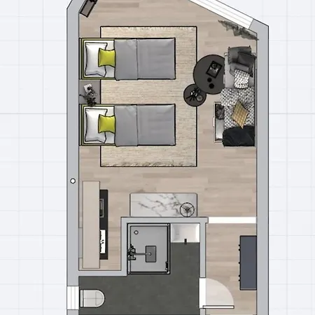 Modernes City Apartment Augsburg Eksteriør billede